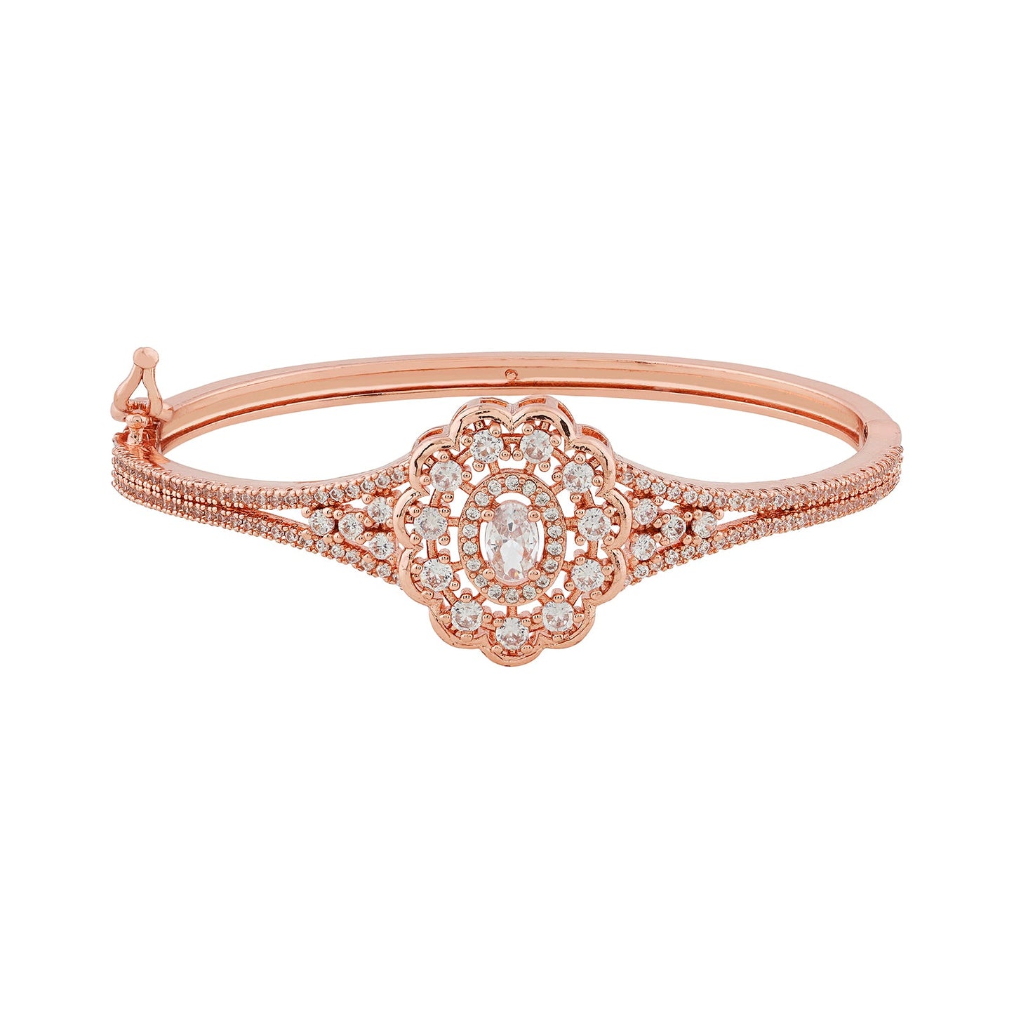 Teejh Indira Illumination CZ Stones Rosegold Bracelet