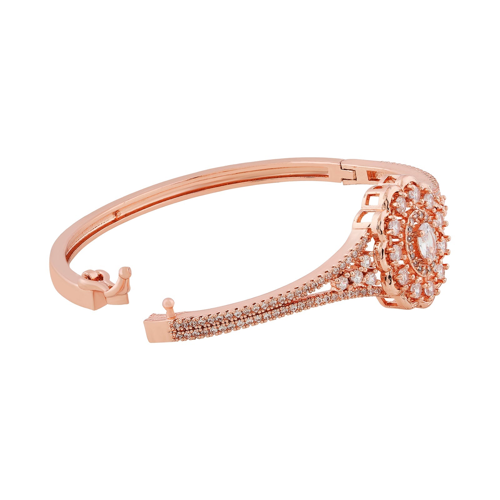 Teejh Indira Illumination CZ Stones Rosegold Bracelet