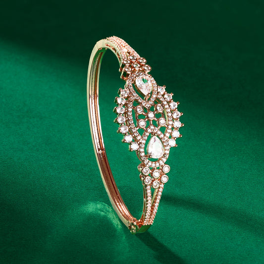 Teejh Gleam of Ganges CZ Stones Rosegold Bracelet