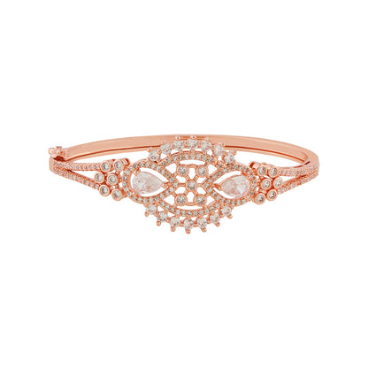 Teejh Gleam of Ganges CZ Stones Rosegold Bracelet