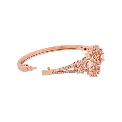 Teejh Gleam of Ganges CZ Stones Rosegold Bracelet