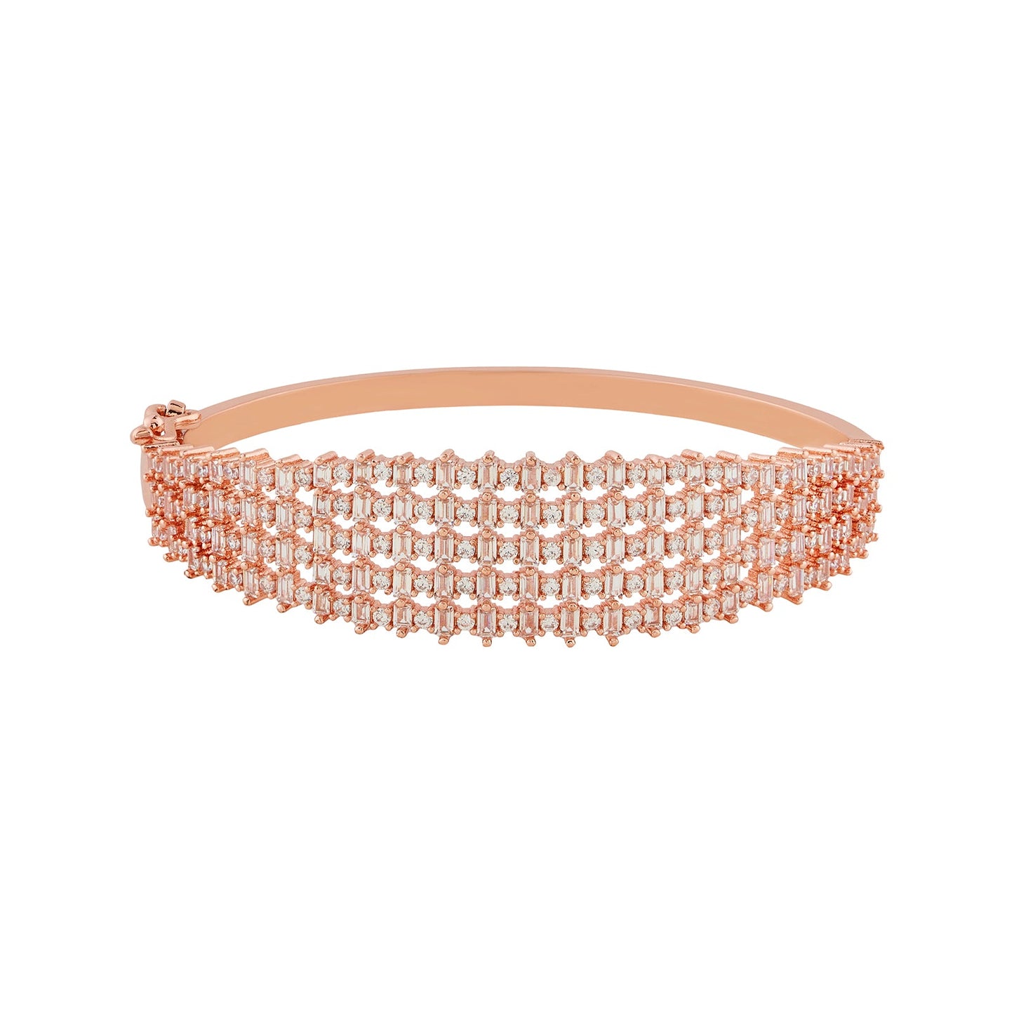 Teejh Taj Tranquil CZ Stones Rosegold Bracelet