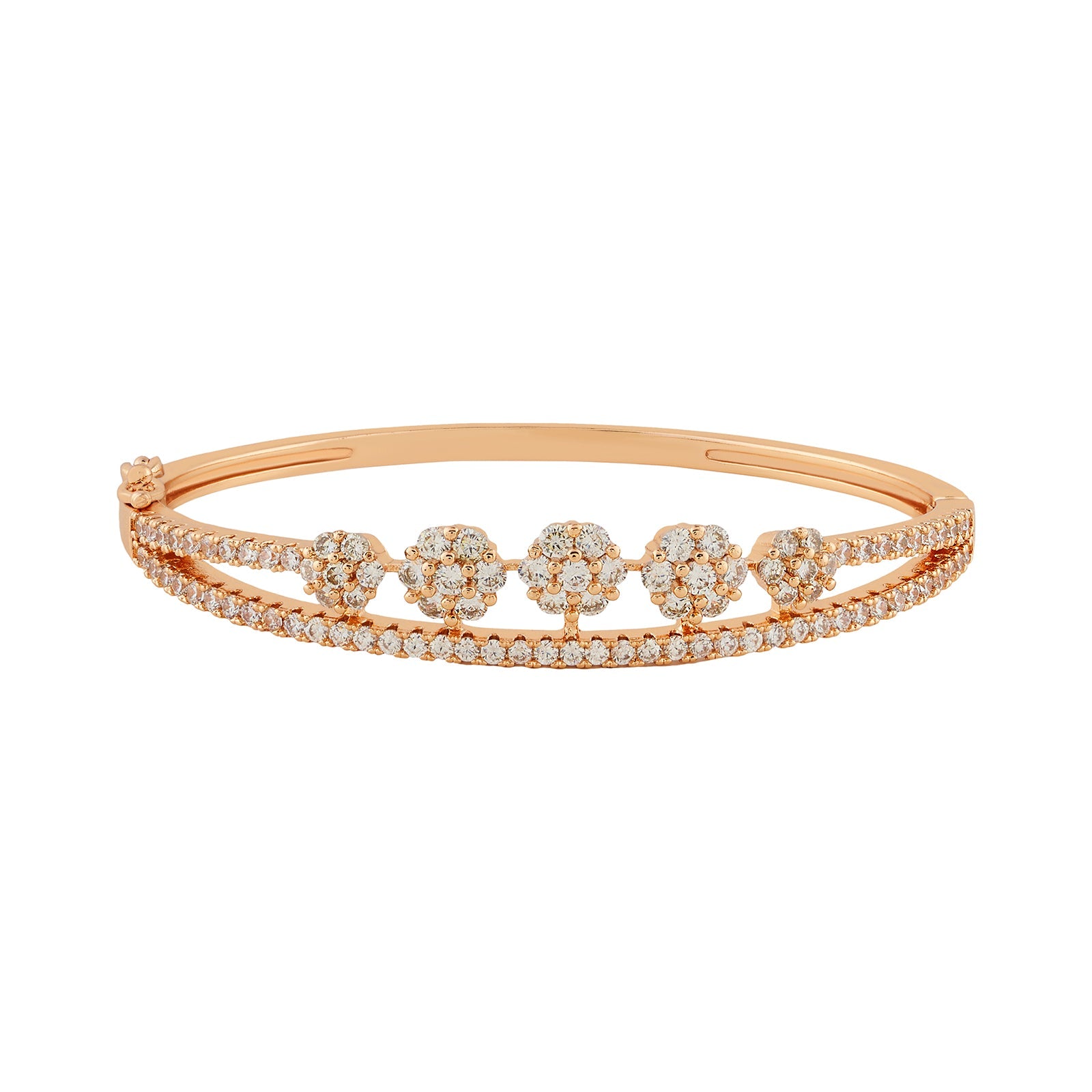 Teejh Rhea Radiance CZ Stones Rosegold Bracelet