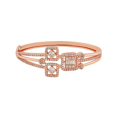 Teejh Kavya Kiran CZ Stones Rosegold Bracelet