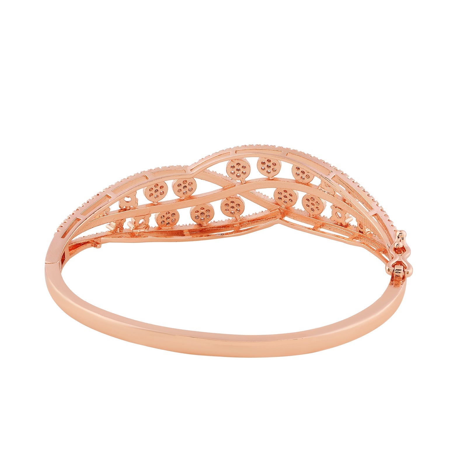 Teejh Zeenat Zest CZ Stones Rosegold Bracelet