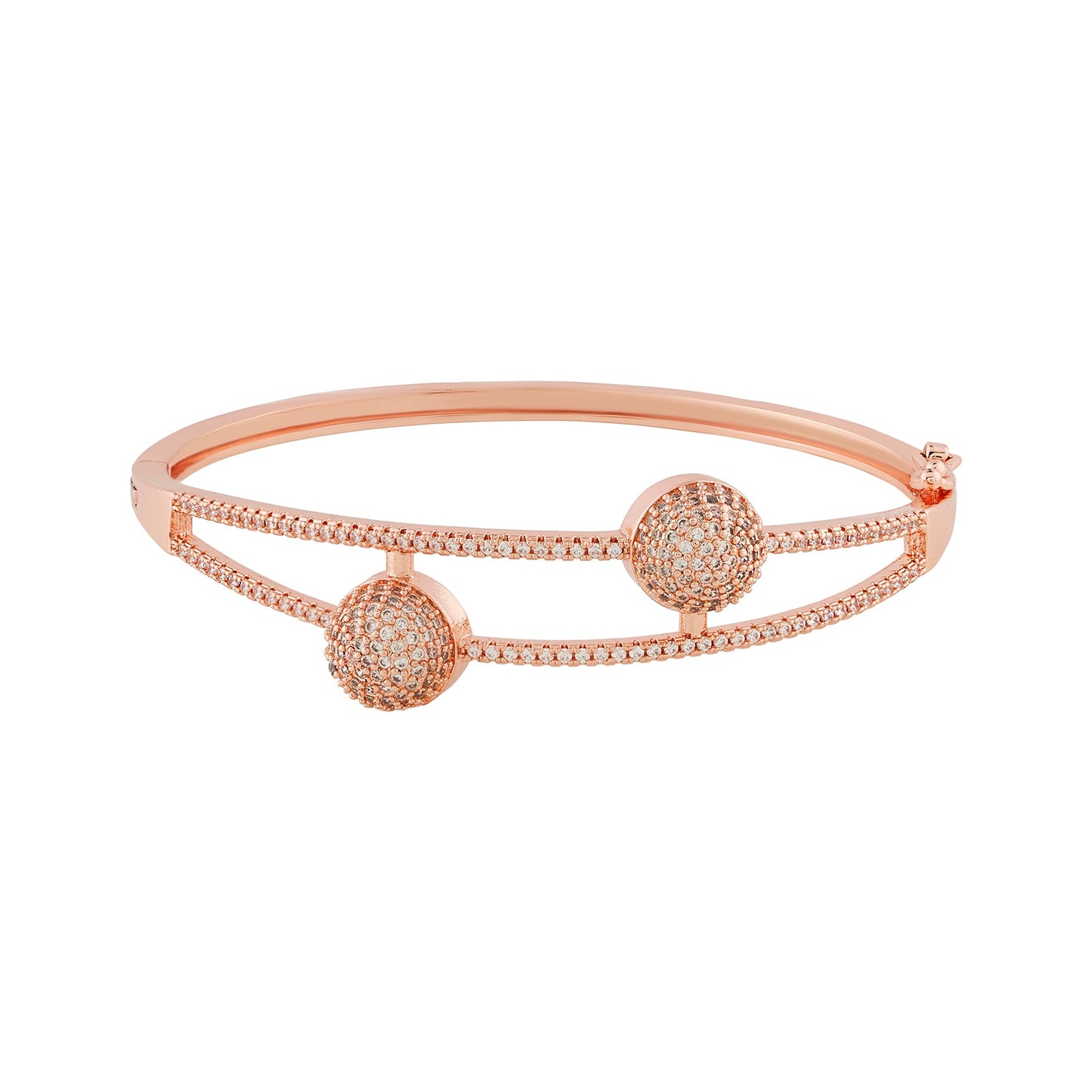 Teejh Jewel of Jhansi CZ Stones Rosegold Bracelet