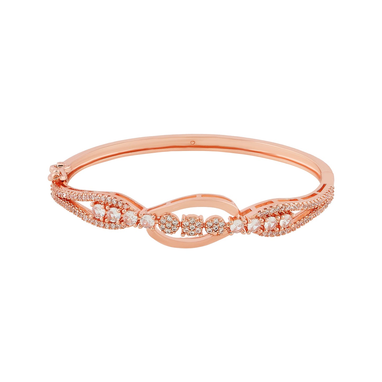 Teejh Sona Sundari CZ Stones Rosegold Bracelet
