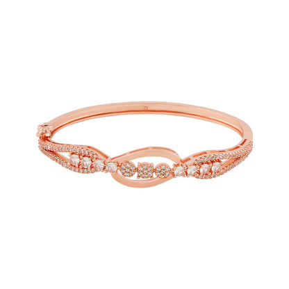 Teejh Sona Sundari CZ Stones Rosegold Bracelet