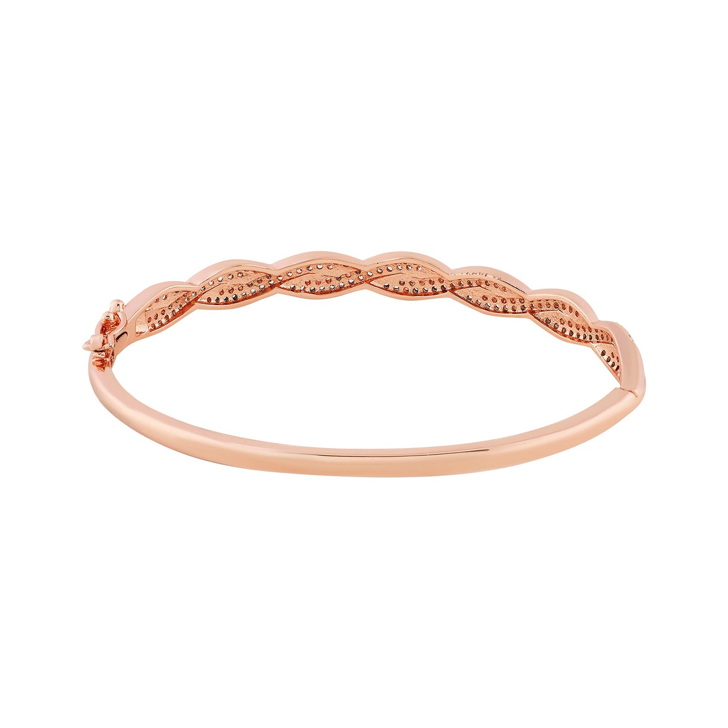 Teejh Nandini Neelam CZ Stones Rosegold Bracelet