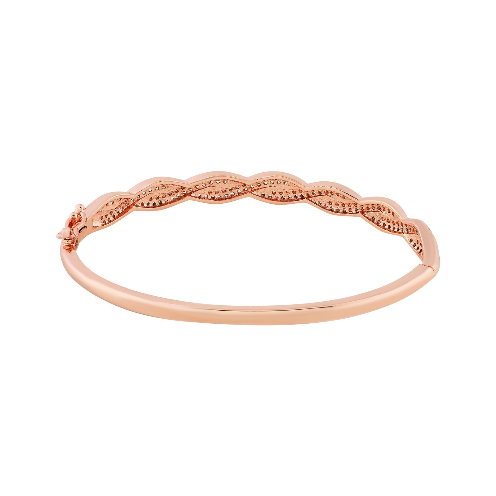 Teejh Nandini Neelam CZ Stones Rosegold Bracelet