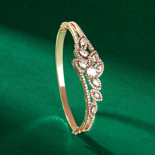 Teejh Madhunika Mirage CZ Stones Rosegold Bracelet