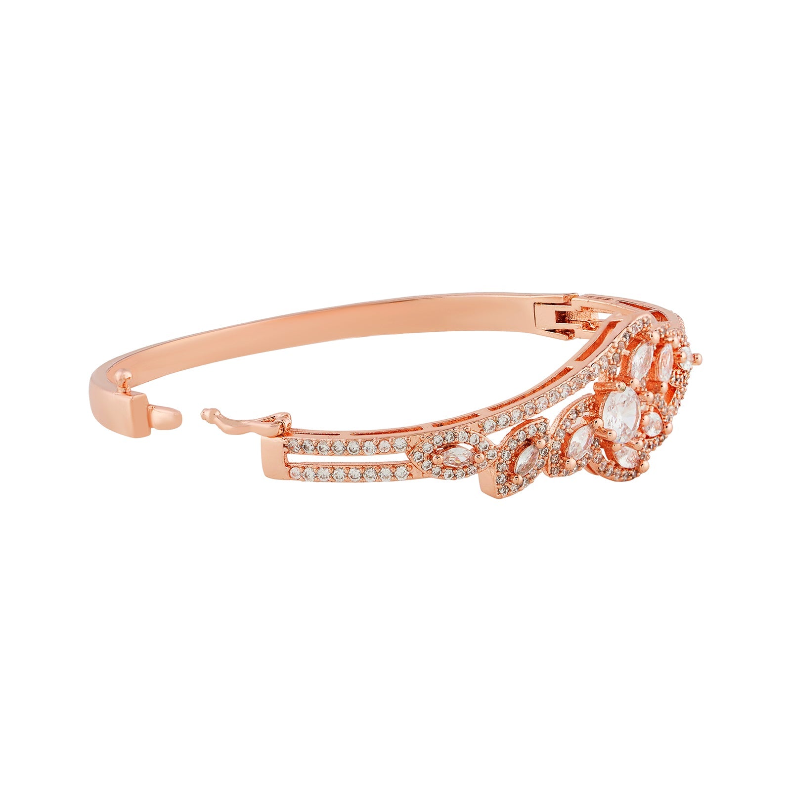 Teejh Madhunika Mirage CZ Stones Rosegold Bracelet