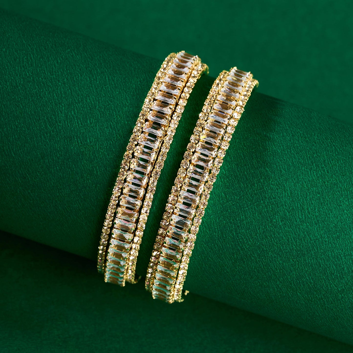Teejh Nayab Gold Bangles