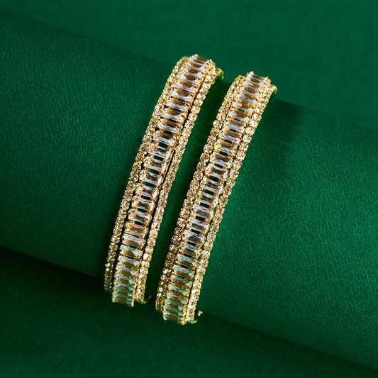 Teejh Nayab Gold Bangles