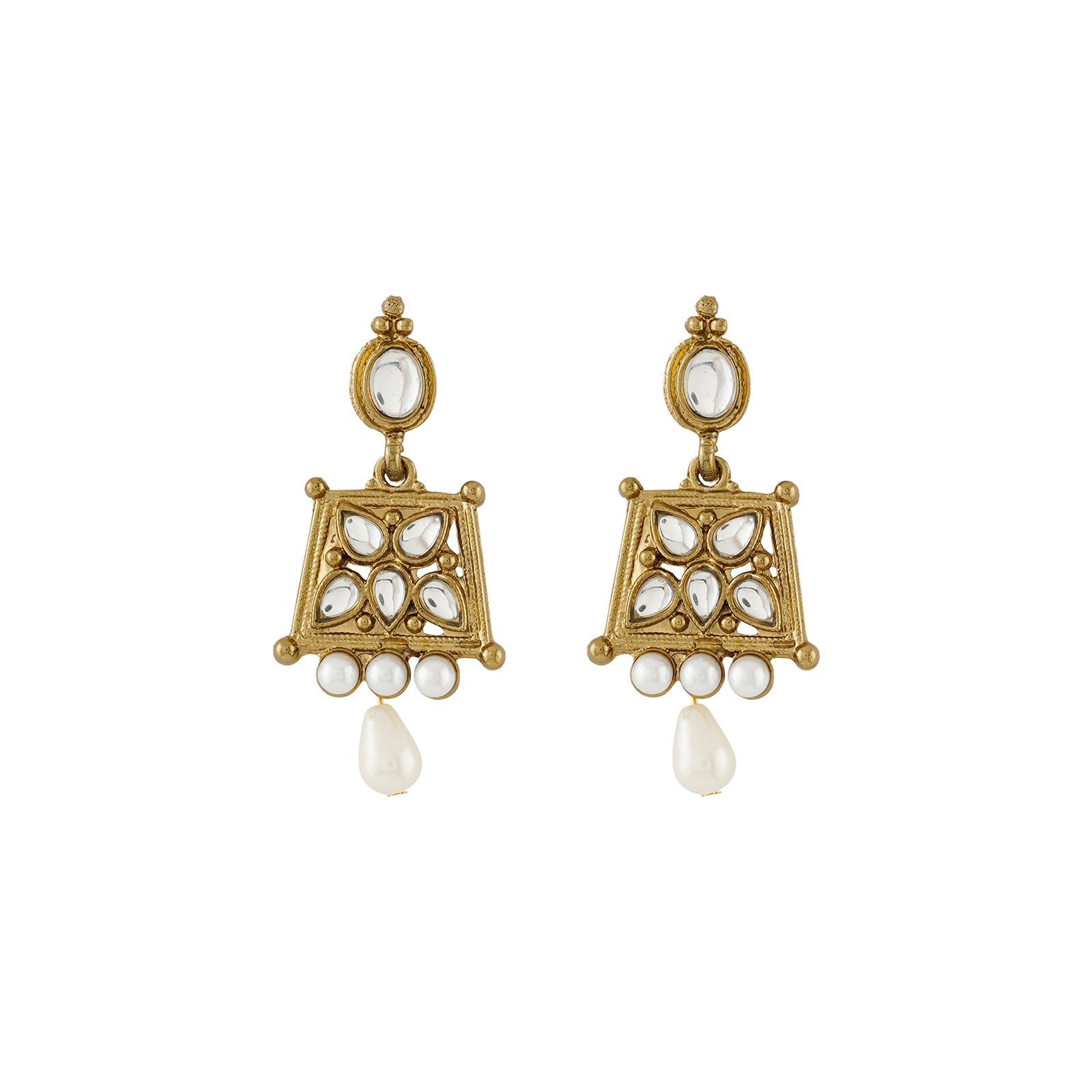 Teejh Trishya Gold Necklace Set
