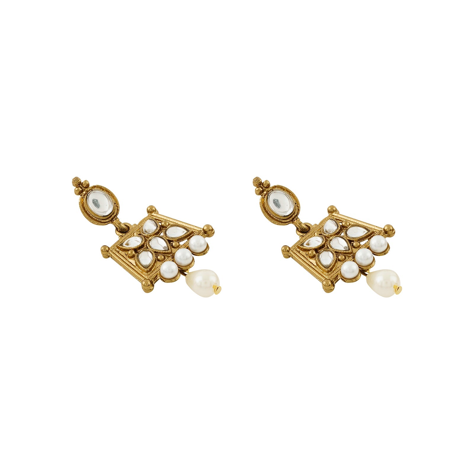 Teejh Trishya Gold Necklace Set