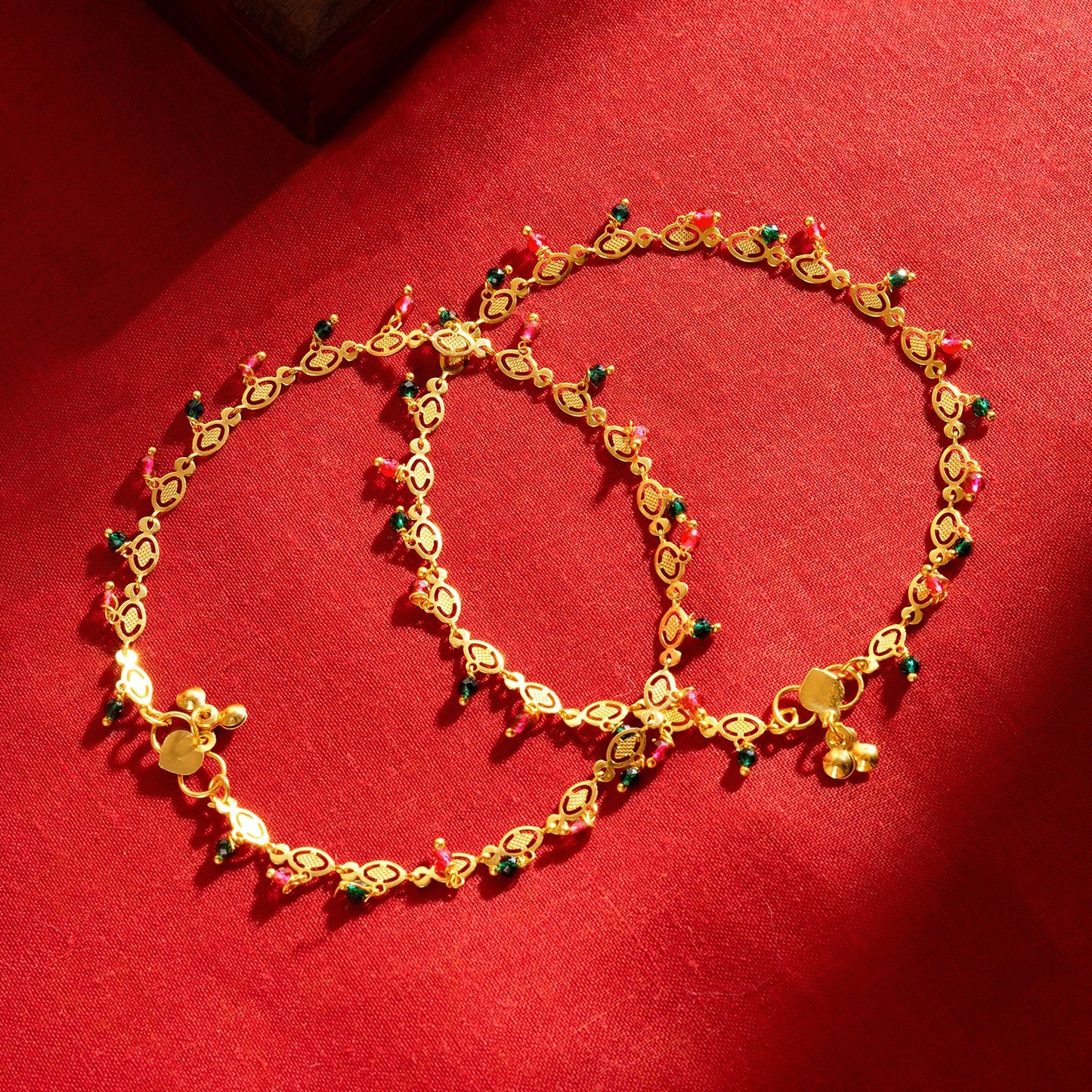 Teejh Swarna Sringar Gold Payal