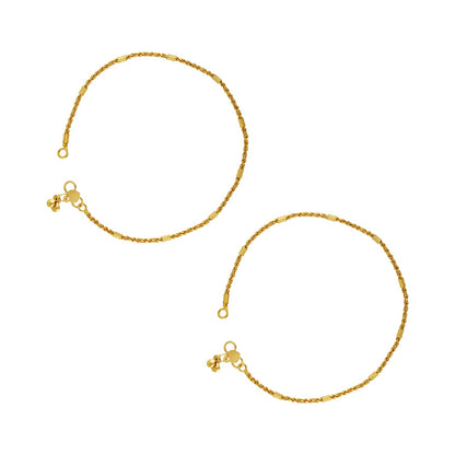 Teejh Nupur Nirvana Gold Payal