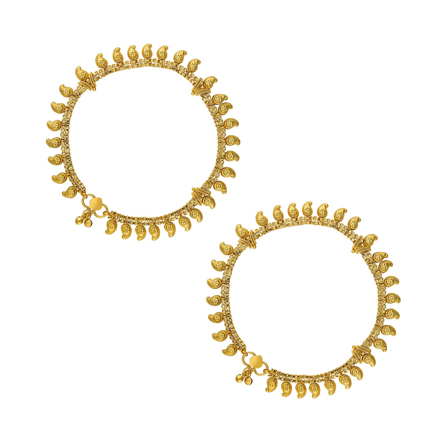 Teejh Veda Varnika Gold Payal