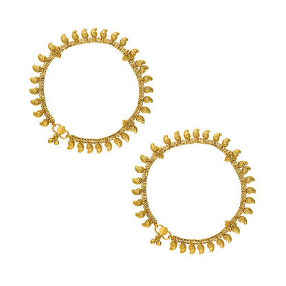 Teejh Veda Varnika Gold Payal