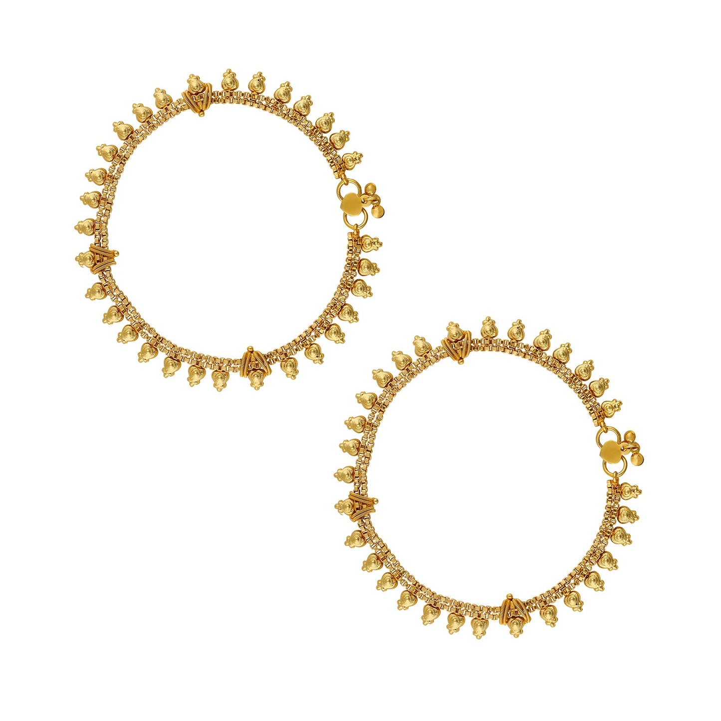 Teejh Lajwanti Lush Gold Payal