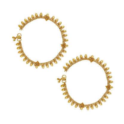 Teejh Lajwanti Lush Gold Payal