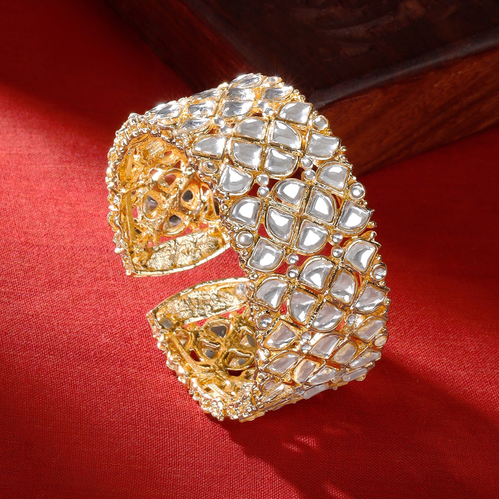 Teejh Kaarviya intricate Gold Bracelet
