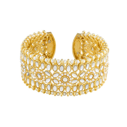 Teejh Rajitha Gold Polki Bracelet