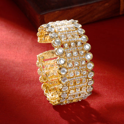 Teejh Jaisvi Gold Polki Bracelet