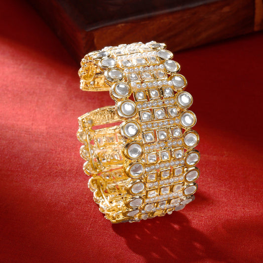 Teejh Jaisvi Gold Polki Bracelet