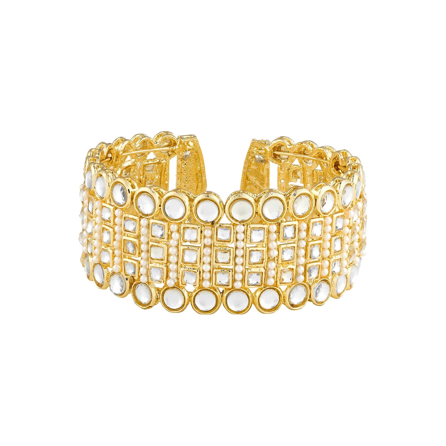 Teejh Jaisvi Gold Polki Bracelet