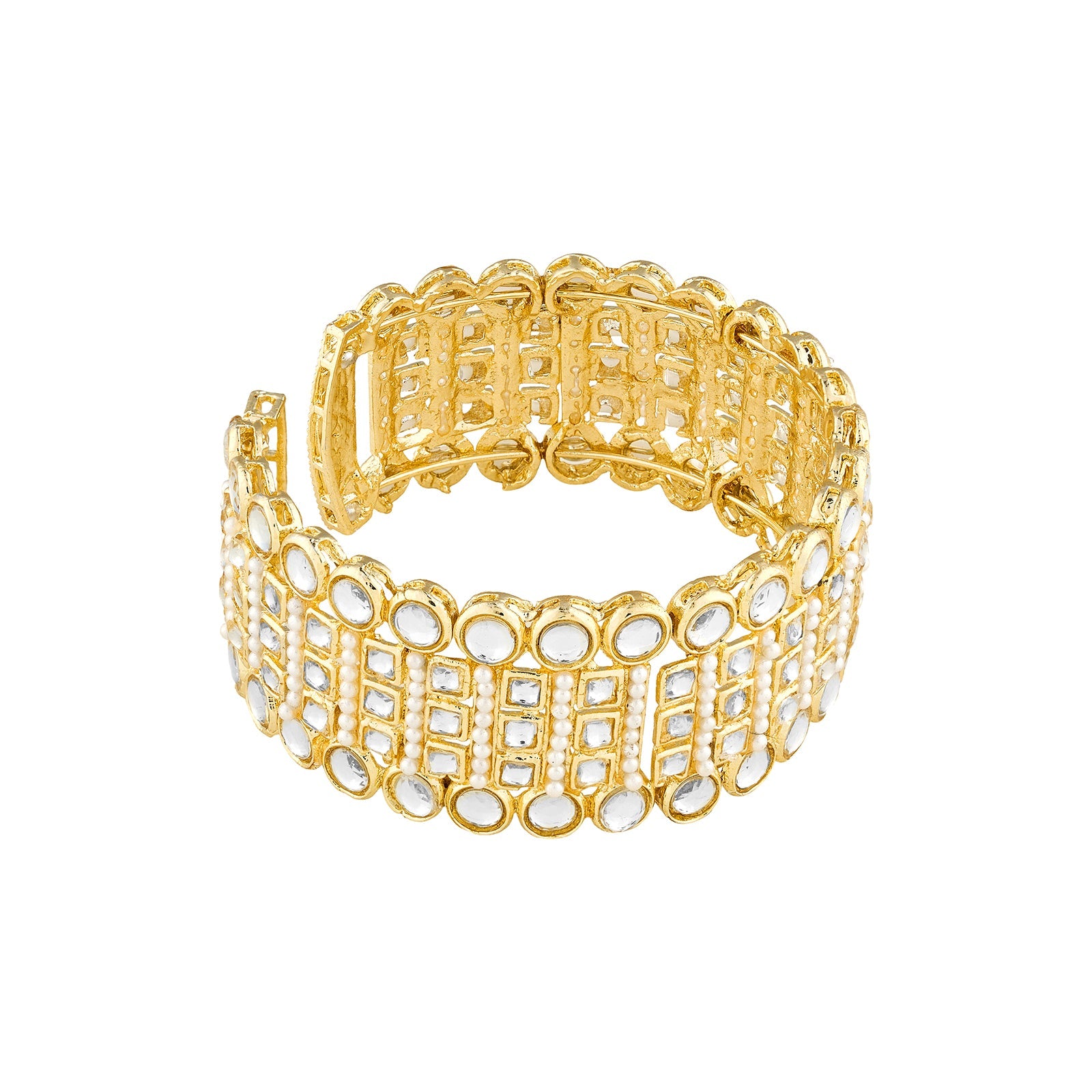 Teejh Jaisvi Gold Polki Bracelet
