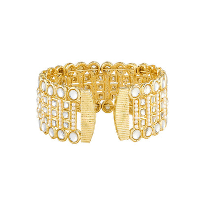 Teejh Jaisvi Gold Polki Bracelet