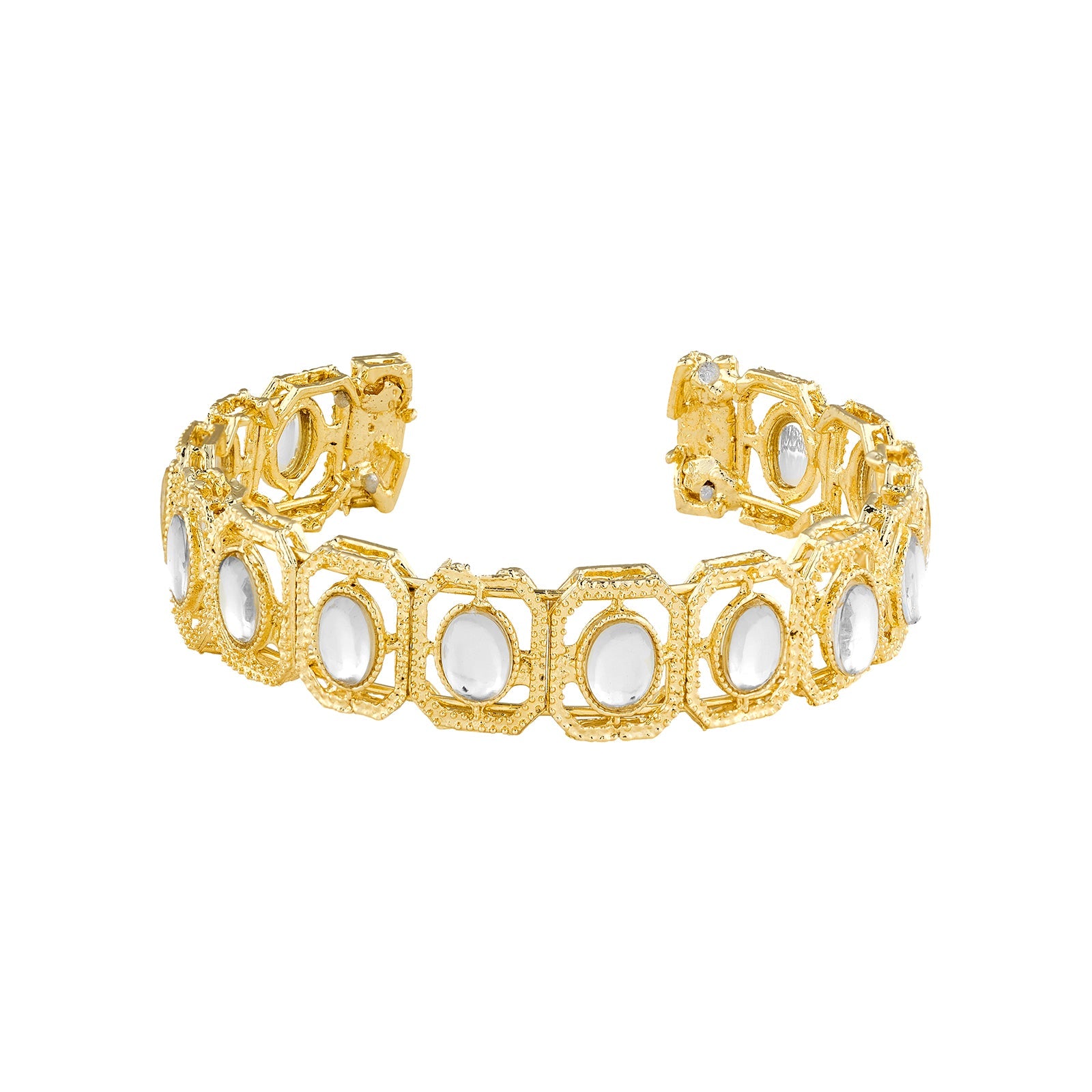 Teejh Dviti Gold Polki Bracelet