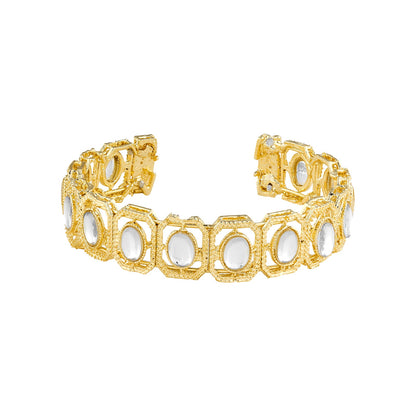 Teejh Dviti Gold Polki Bracelet