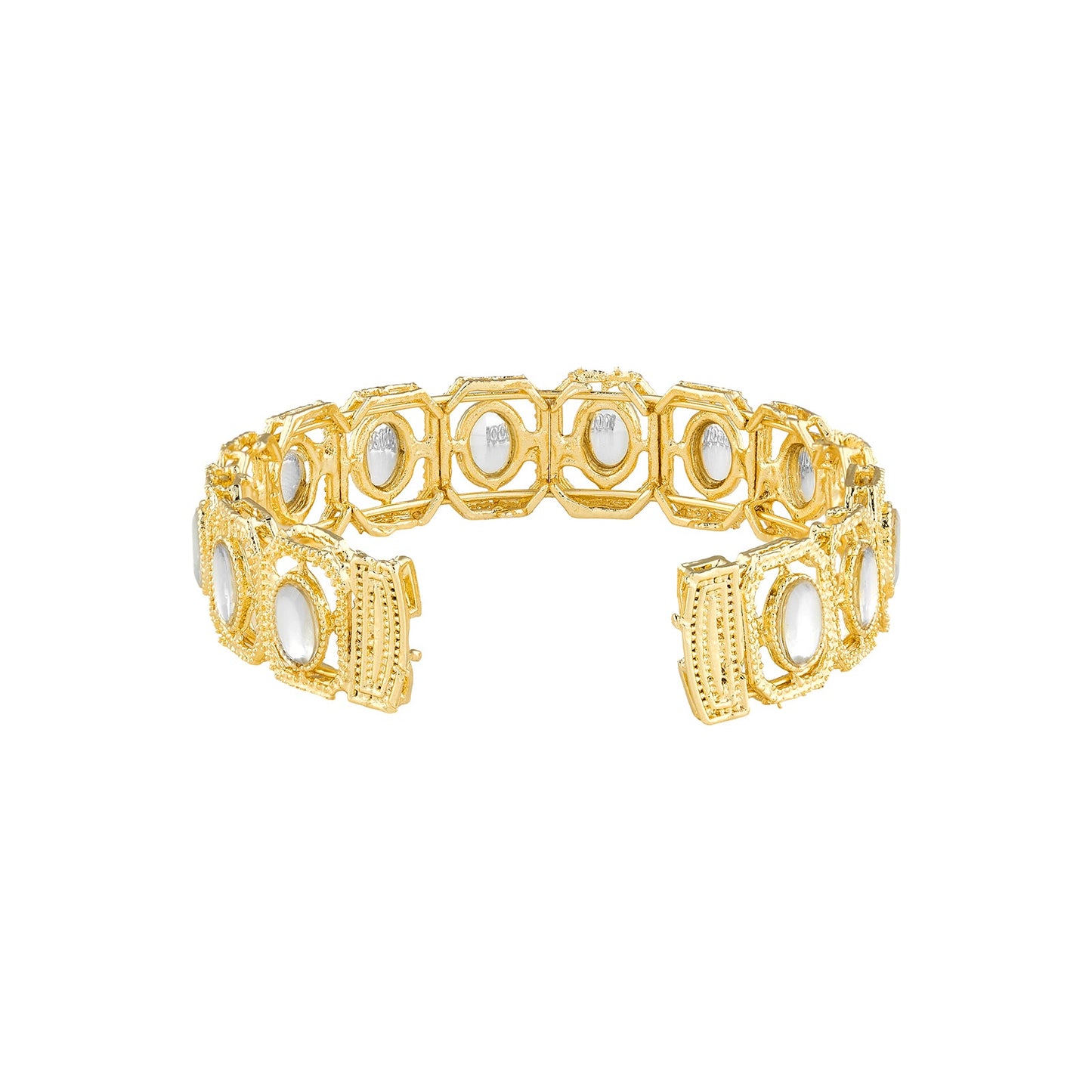 Teejh Dviti Gold Polki Bracelet