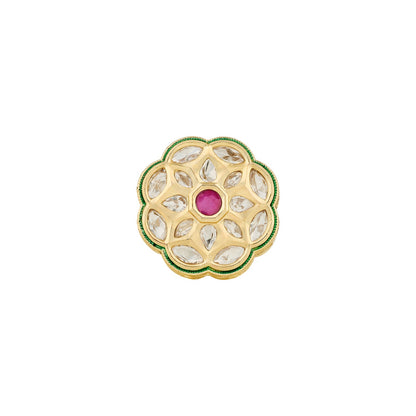 Teejh Yasu Red and Gold Ring