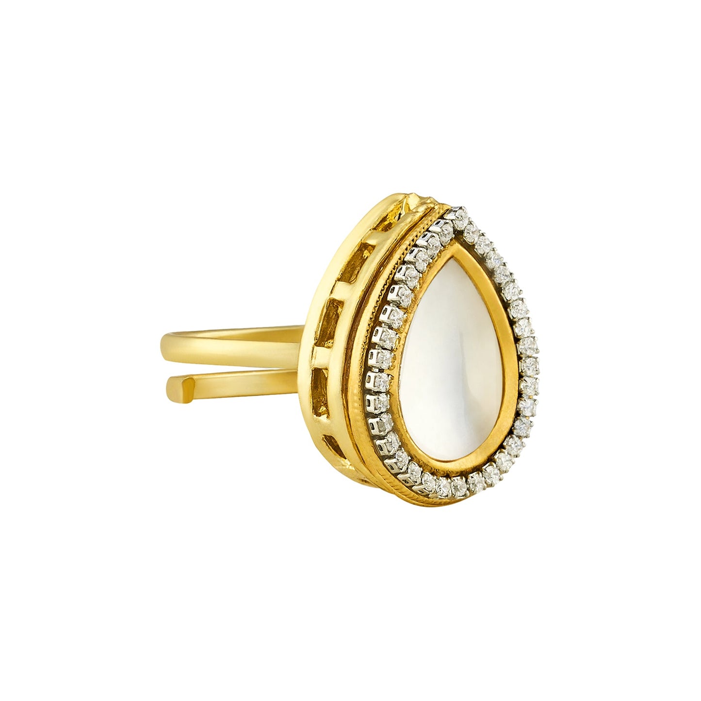 Teejh Kaanchu Gold Ring
