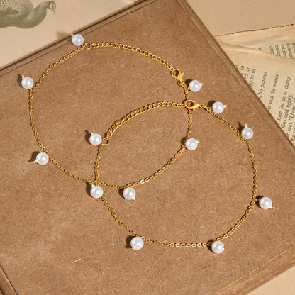 Teejh Pyasi Gold Oxidised Peacock Anklet