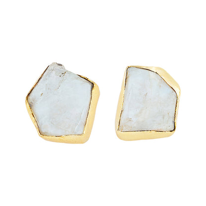 Soléa White Natural Stone Necklace Set