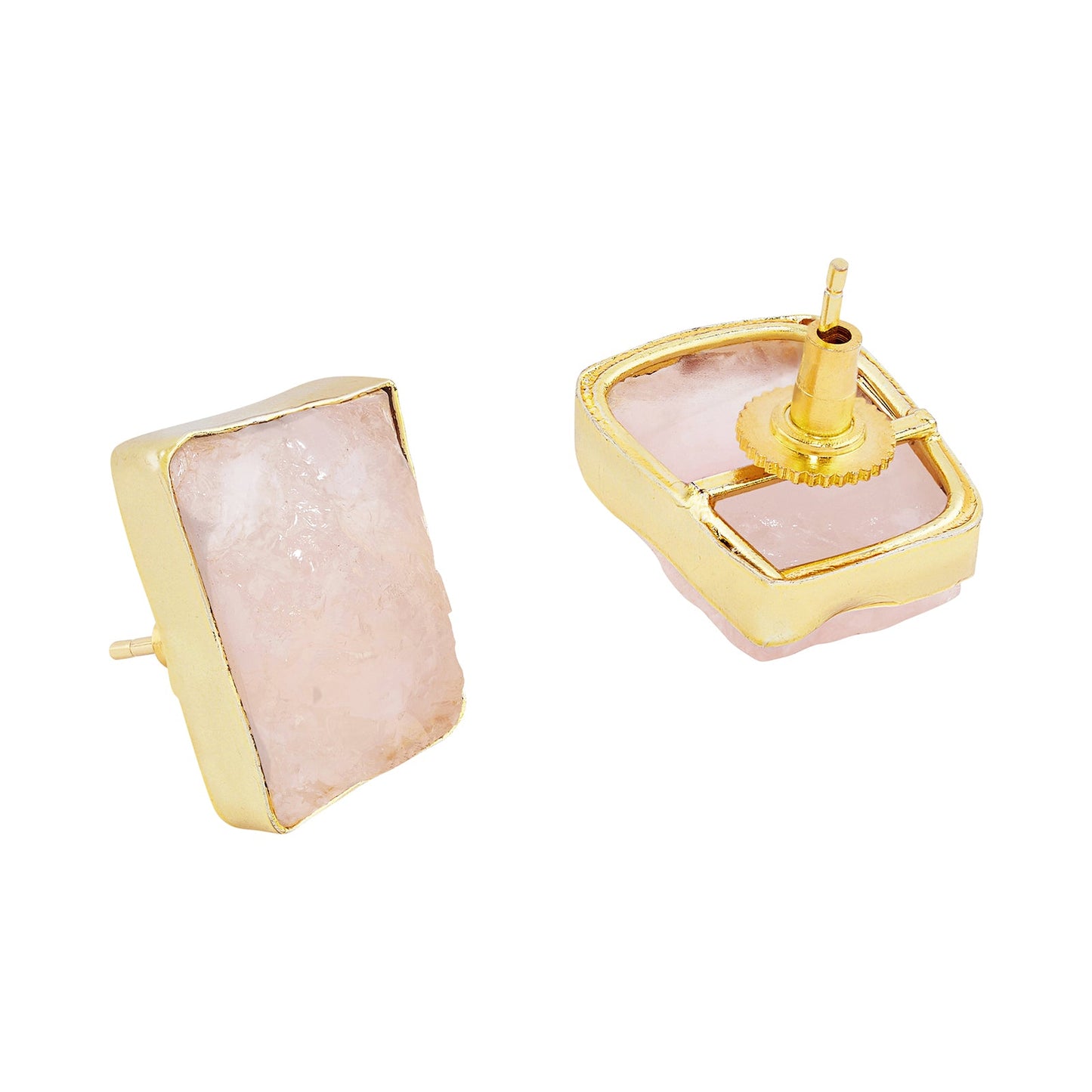 Teejh Seraya Pink Natural Stone Necklace Set