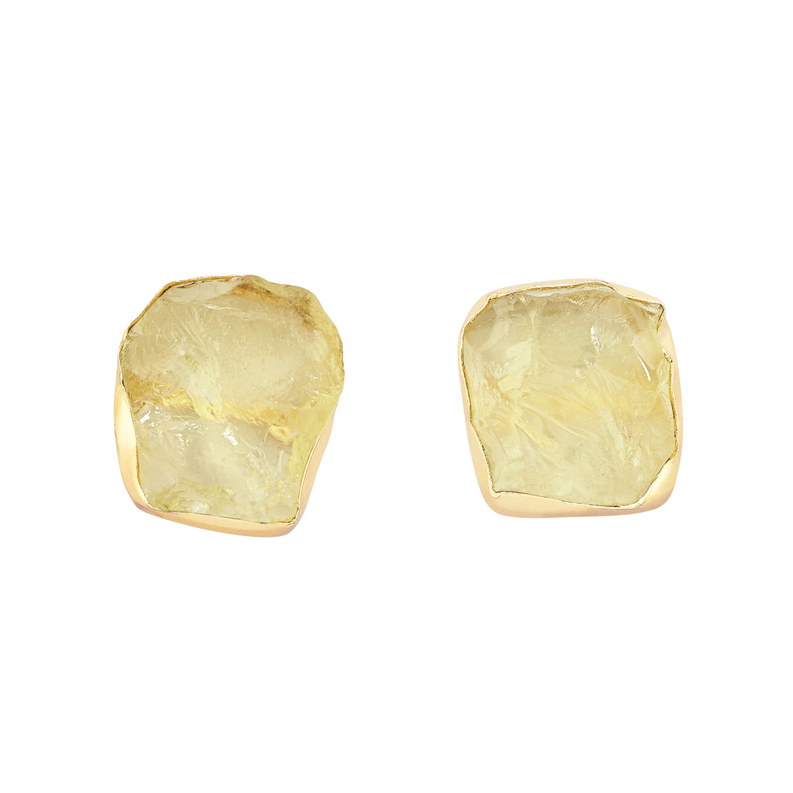Teejh Seraya Yellow Natural Stone Necklace Set
