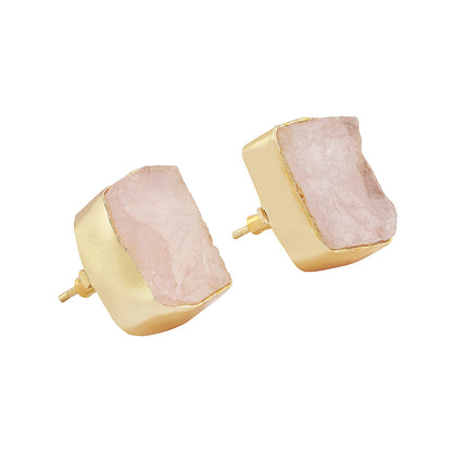 Teejh Zaaina Pink Natural Stone Necklace Set