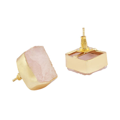 Soléa Pink Natural Stone Royal Necklace Set