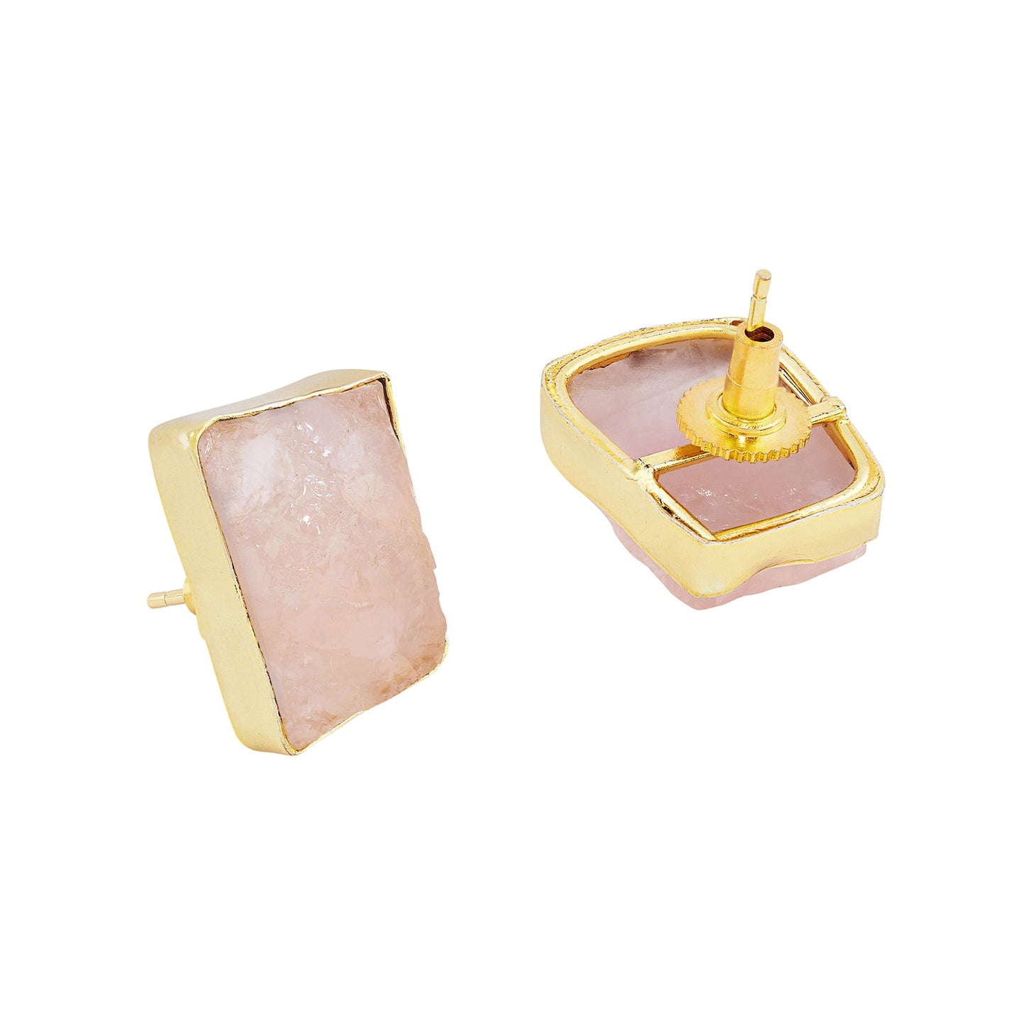 Teejh Zarika Pink,Orange and Turquoise Natural Stone Necklace Set