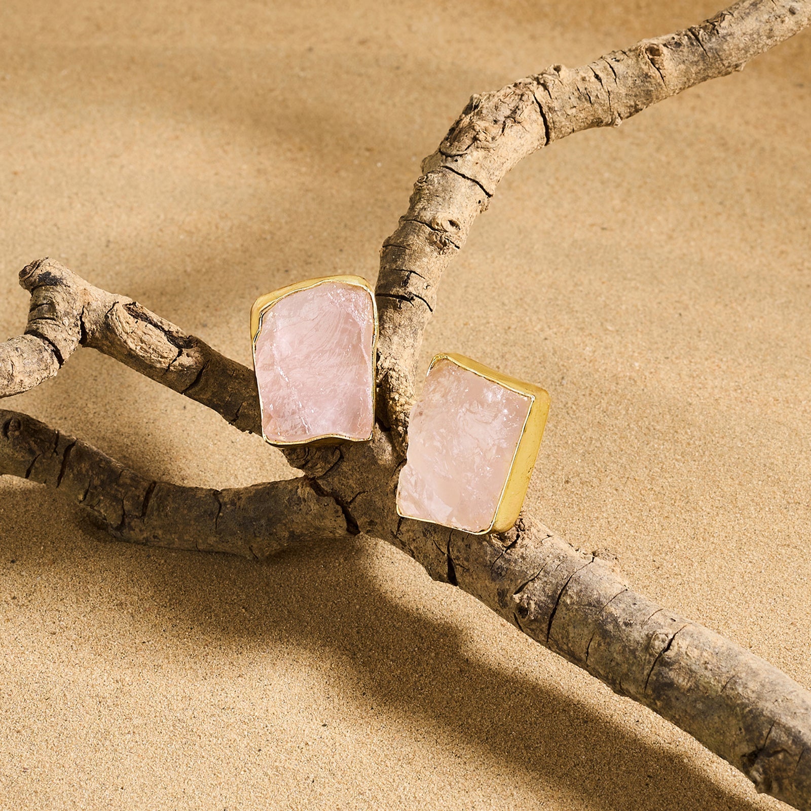Teejh Elira Pink Natural Stone Earrings