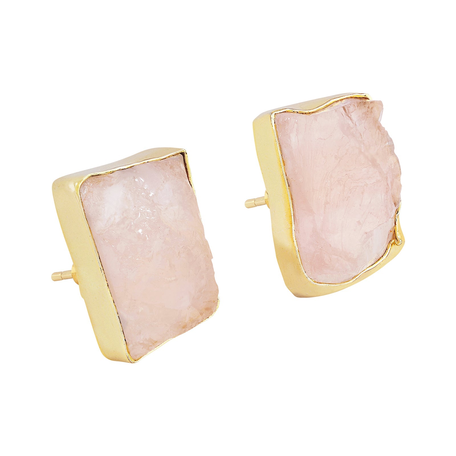 Soléa Pink Natural Stone Earrings