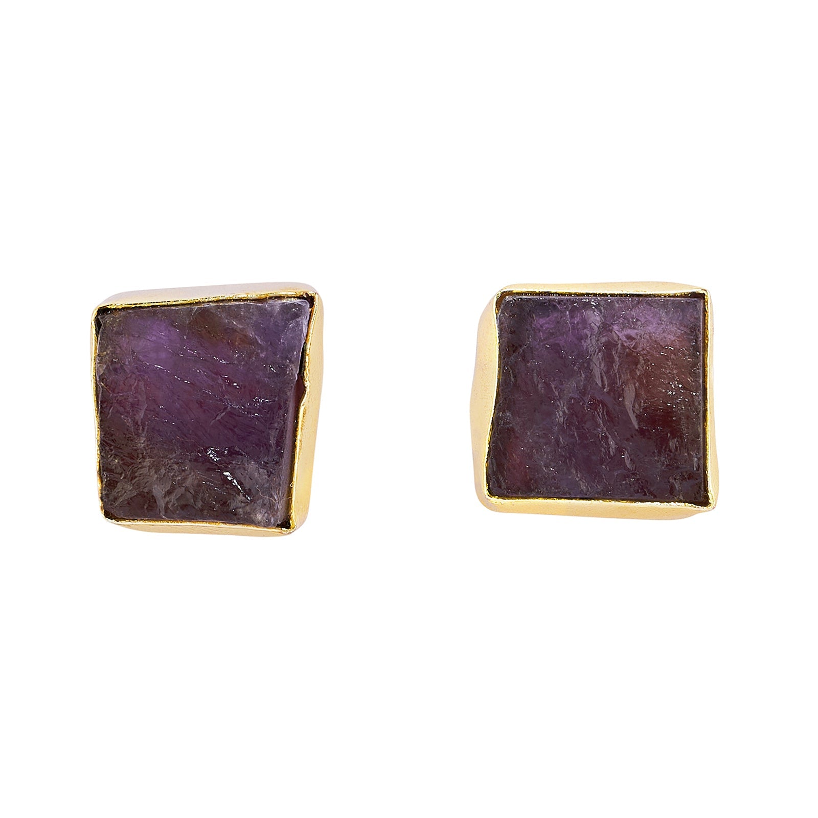 Soléa Purple Natural Stone Earrings