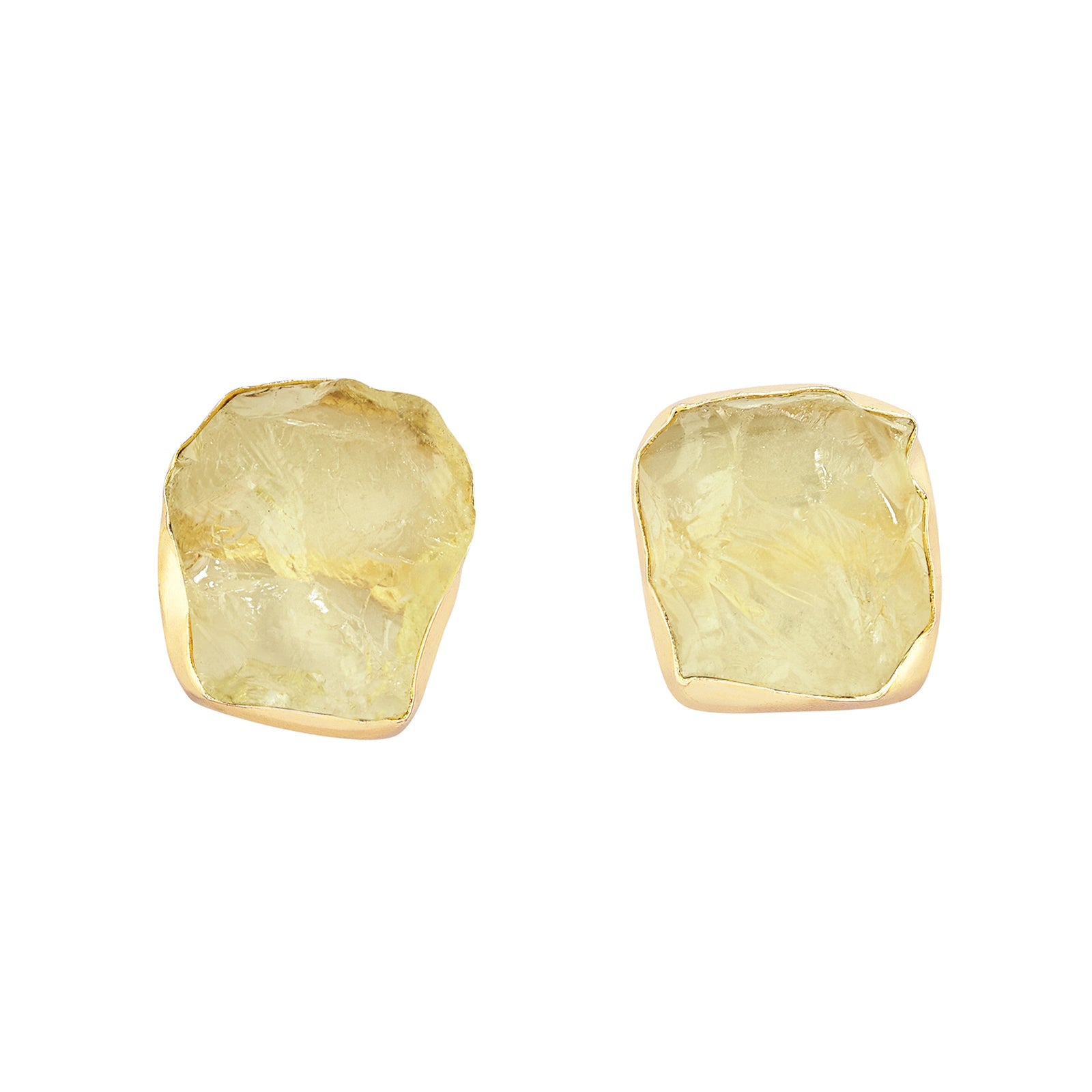 Teejh Elira Yellow Natural Stone Earrings