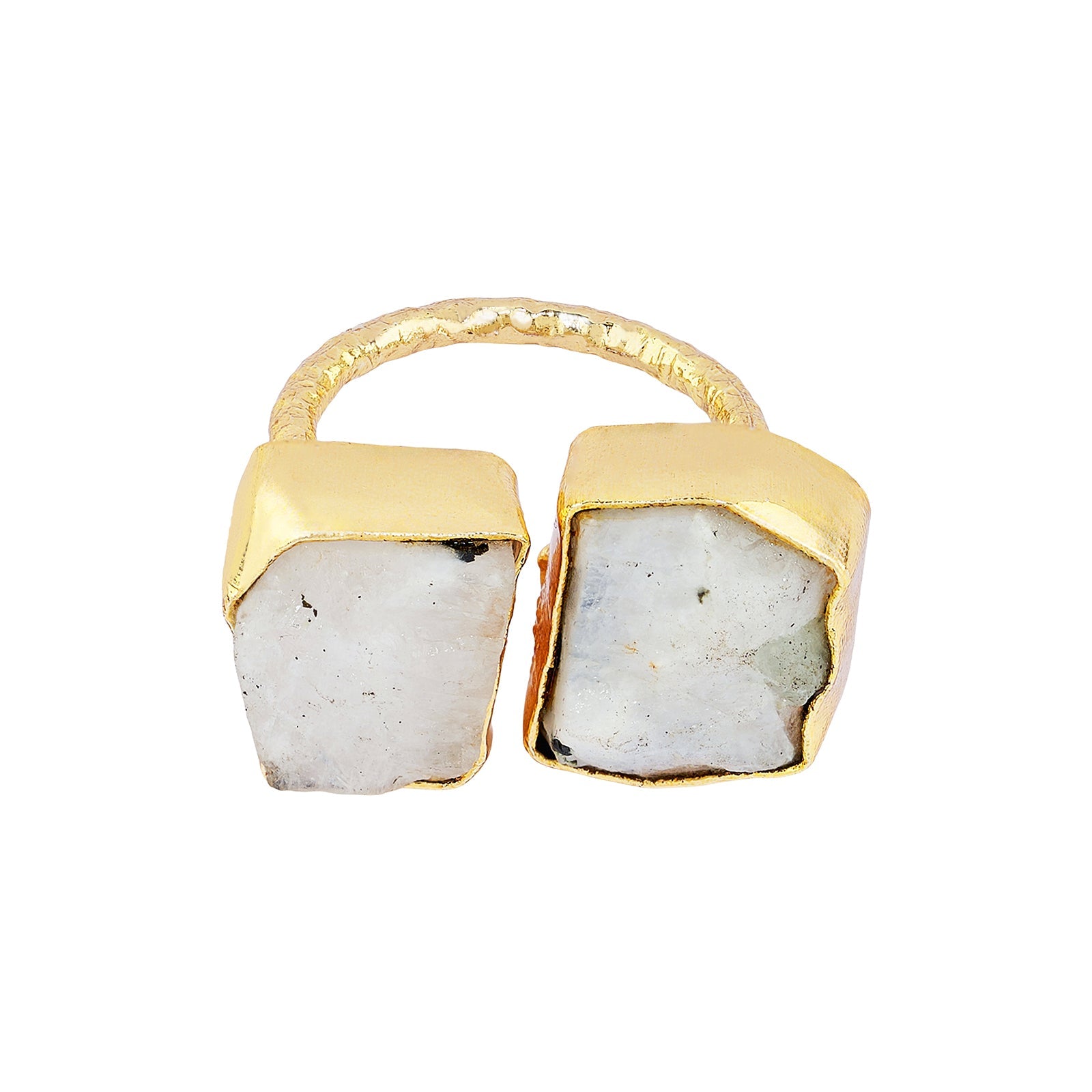 Teejh Navira White Natural Stone Ring